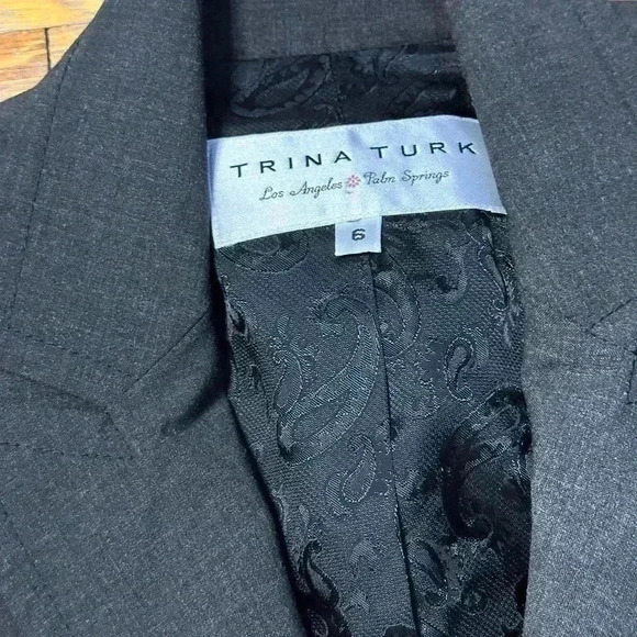 Trina Turk Women’s Classic Black Blazer Size 6 - Picture 6 of 6